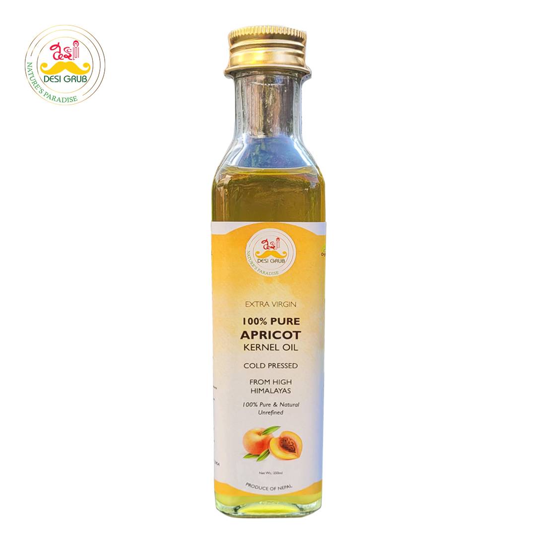 Desi Grub Extra Virgin Apricot Kernel Oil