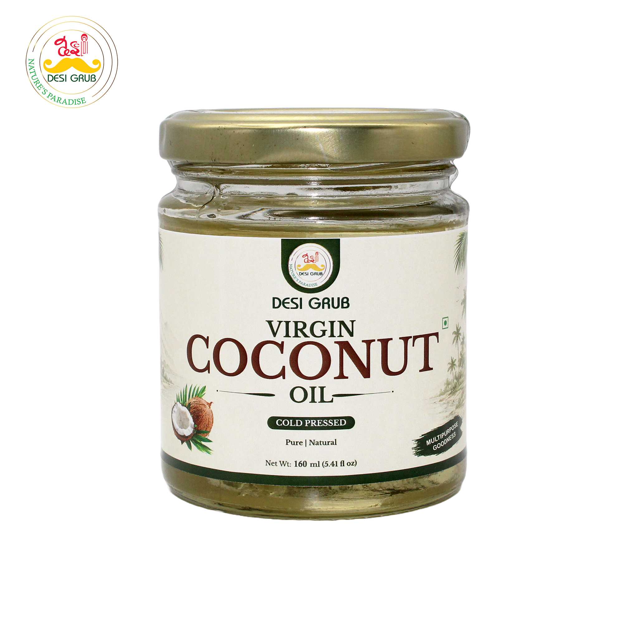 Desi Grub Virgin Coconut Oil 160Ml