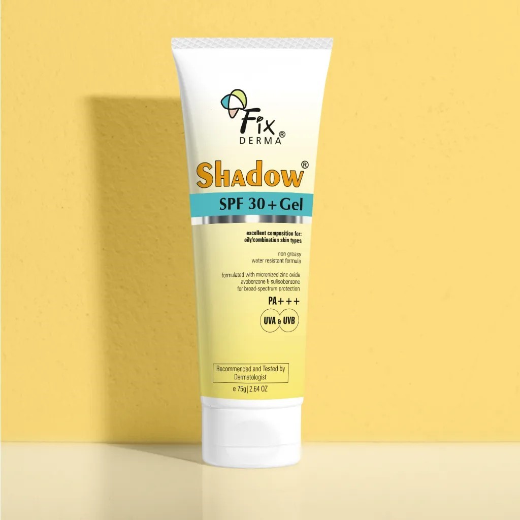 Shadow SPF 30+ Gel Sunscreen  Lightweight Gel Sunscreen for Oily & Acne-Prone Skin