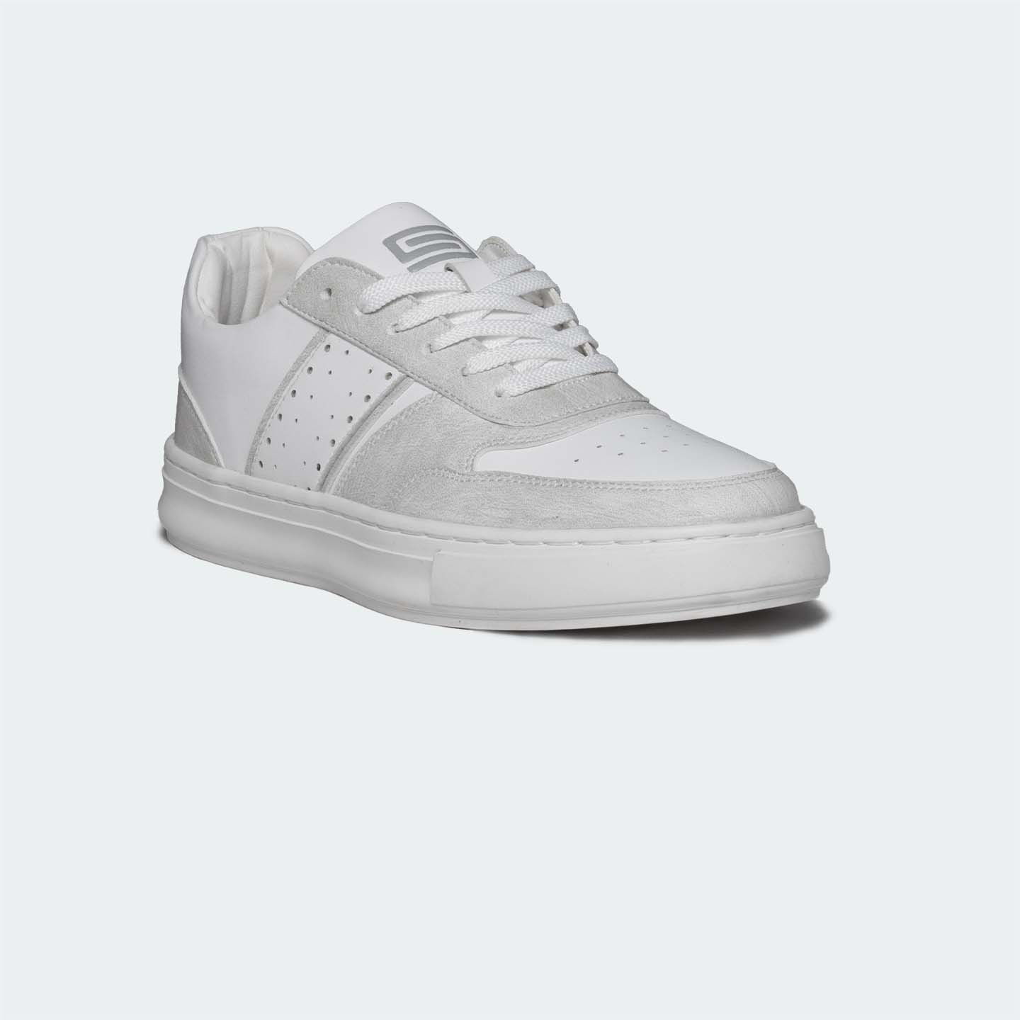 JULIO 563 -White/Bone Casual UniSex Sneakers -Caliber Shoes Nepal