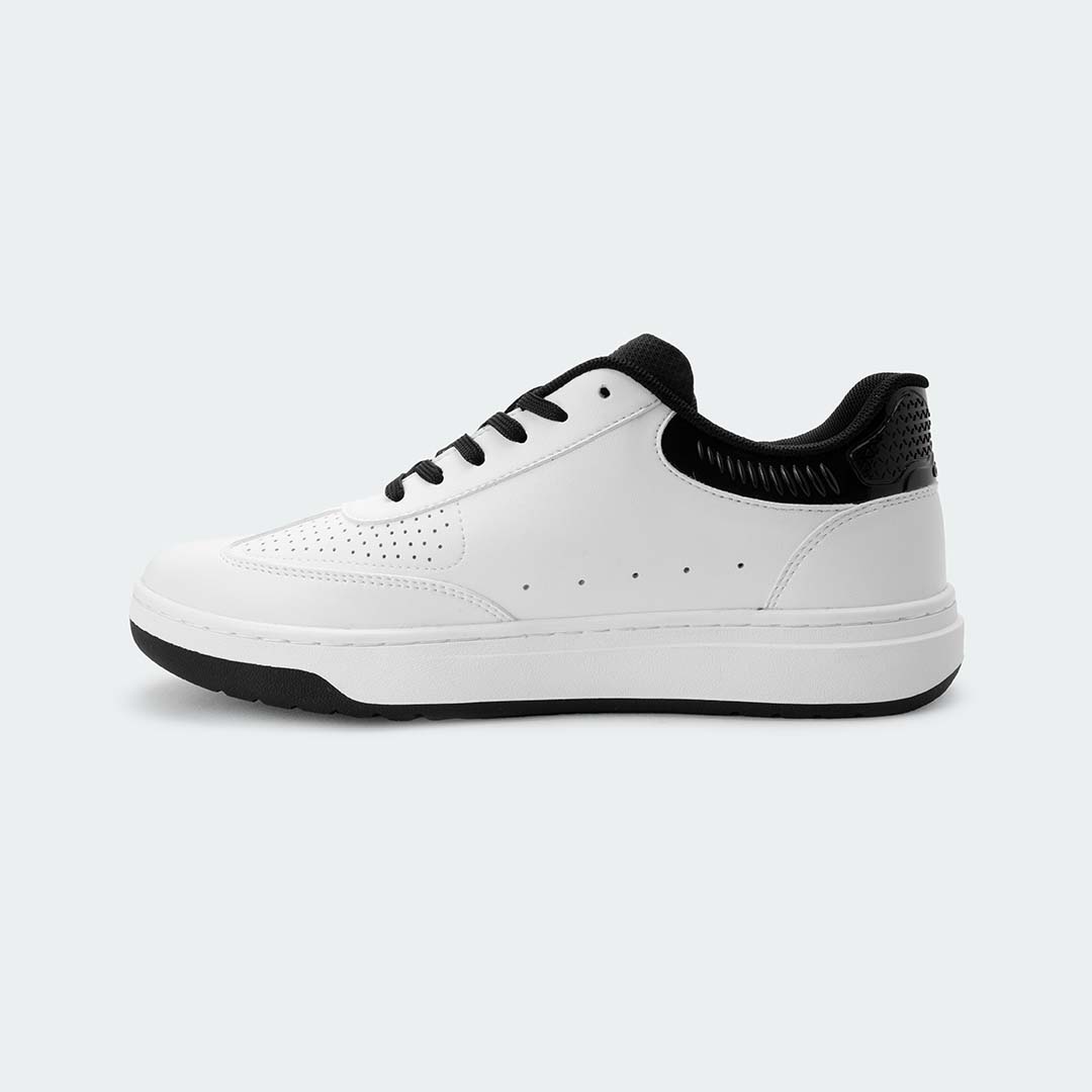 NOVA 578C -White/Black Casual Sneakers For Men -Caliber Shoes Nepal