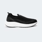 SWIFTKNIT 763 -Black Slip-On Shoes For Men -Caliber Shoes Nepal