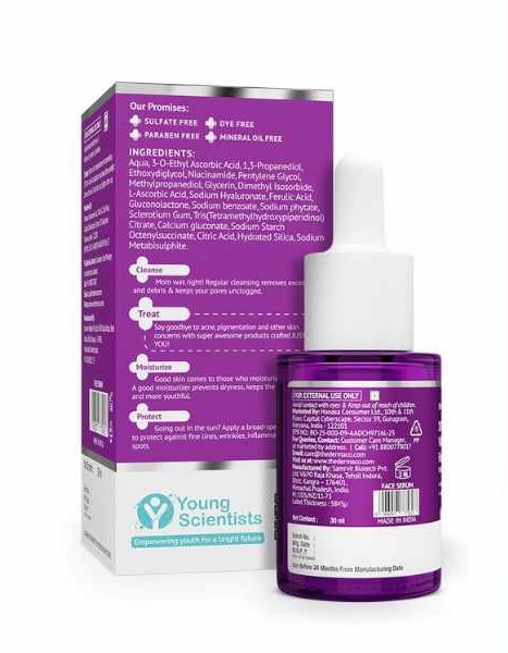 The Derma Co. 10% Vitamin C Face Serum, 30ml (8906087775607)