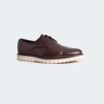 Marcus W689SNY-Coffee Formal Shoes For Men -Caliber Shoes Nepal