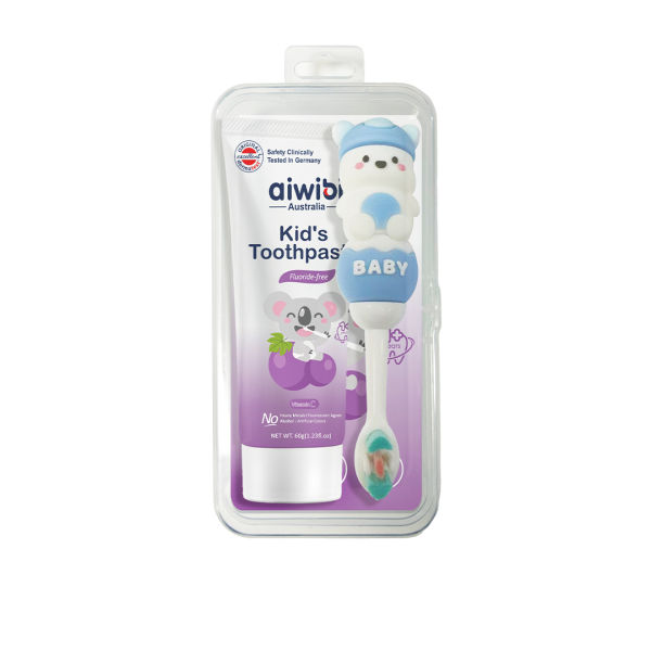 Aiwibi Kid’s Tooth Brush & Tooth Paste Combo