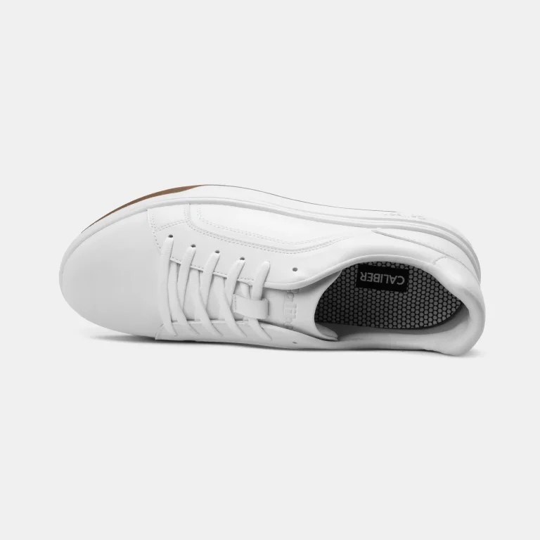 AVEN 604C – White Casual Sneakers For Men – Caliber Shoes Nepal