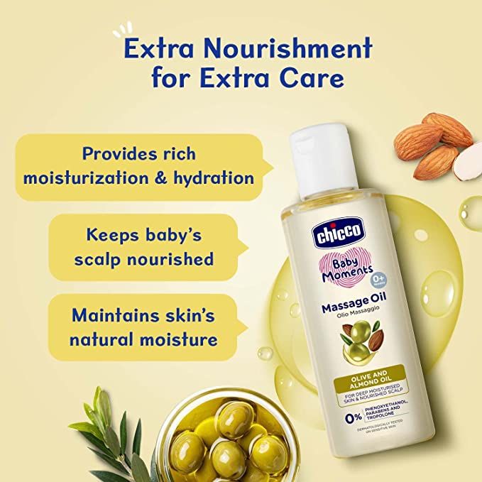 Chicco Baby Moments Massage Oil 200ml