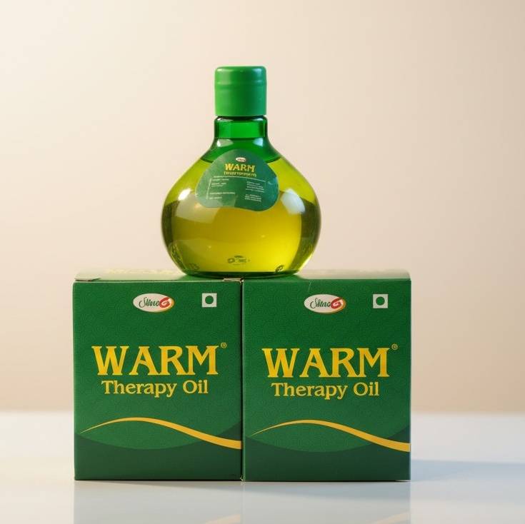 Silver6 Warm Massage Oil 200Ml