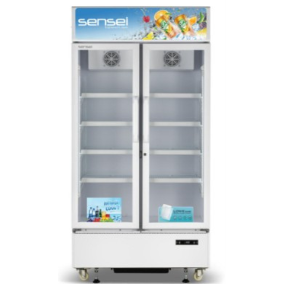 600 Liter Double Door Showcase with No Frost System