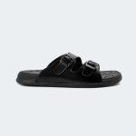AVENUE 319SN – Black Slides For Men – Caliber Shoes Nepal