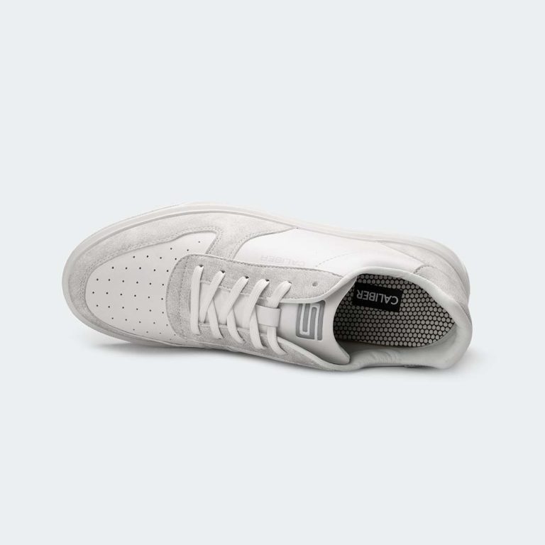 BLANC 572 – White/Bone Casual Sneakers For Men – Caliber Shoes Nepal