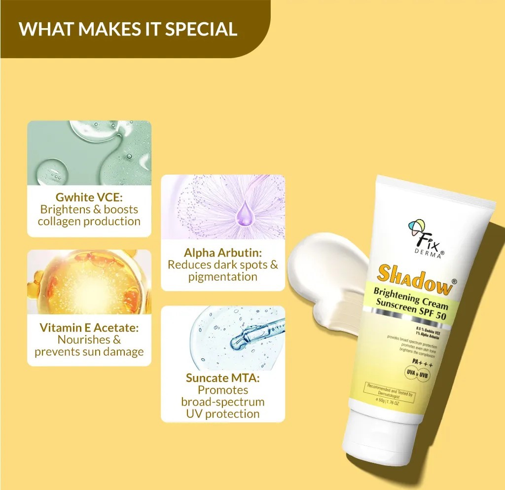 Shadow Brightening Sunscreen Cream SPF 50+