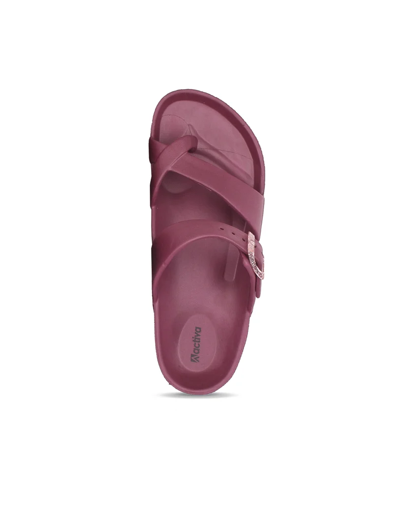 Women’s EVA Buckle Slides – Lightweight Waterproof Slip-On Sandals