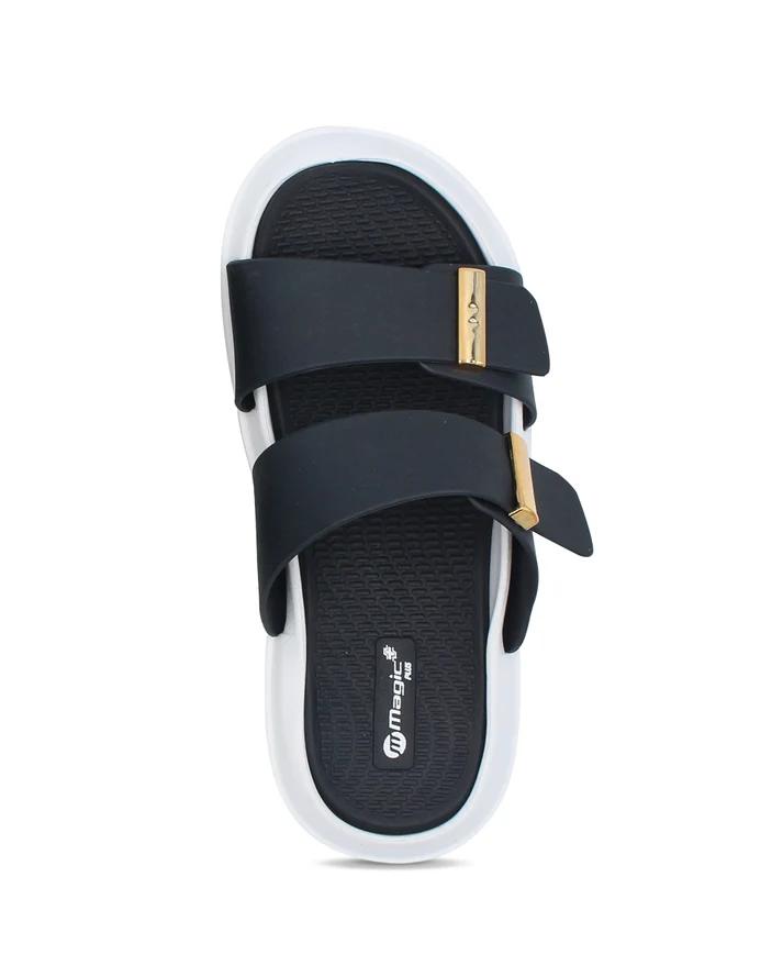 DOCTOR SOLE Magic+ Women's Double Strap Comfort Slides – Lightweight Cushioned Slip-On Sandals for Everyday Wear