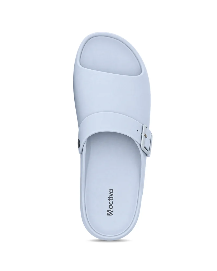 Men's Adjustable Comfort Slides with Buckle Strap for Everyday Wear