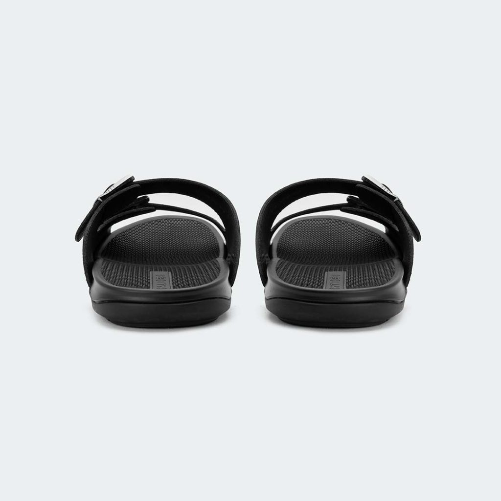 NERO 312SN -Black Slides For Men -Caliber Shoes Nepal