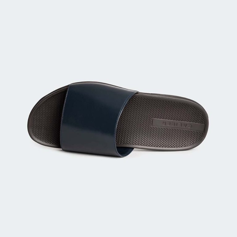 VESPER 315SN -Navy Slides For Men -Caliber Shoes Nepal