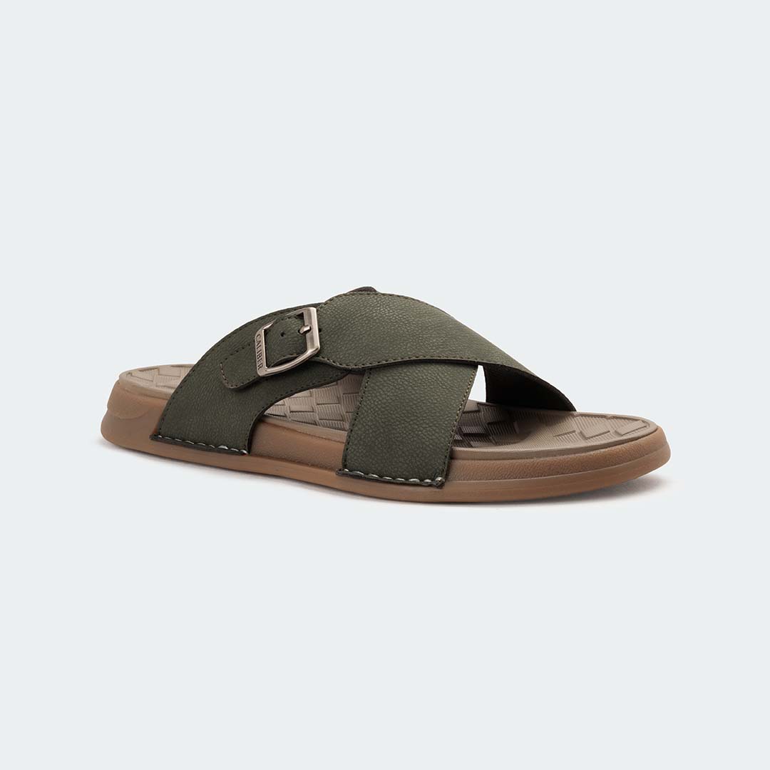 KAIRO 317SK – Green Slides For Men – Caliber Shoes Nepal