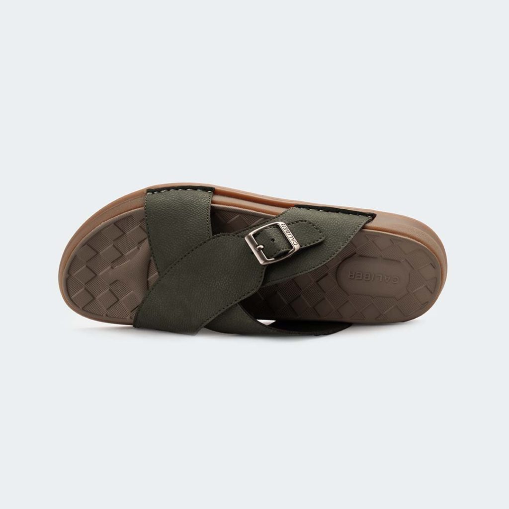 KAIRO 317SK – Green Slides For Men – Caliber Shoes Nepal