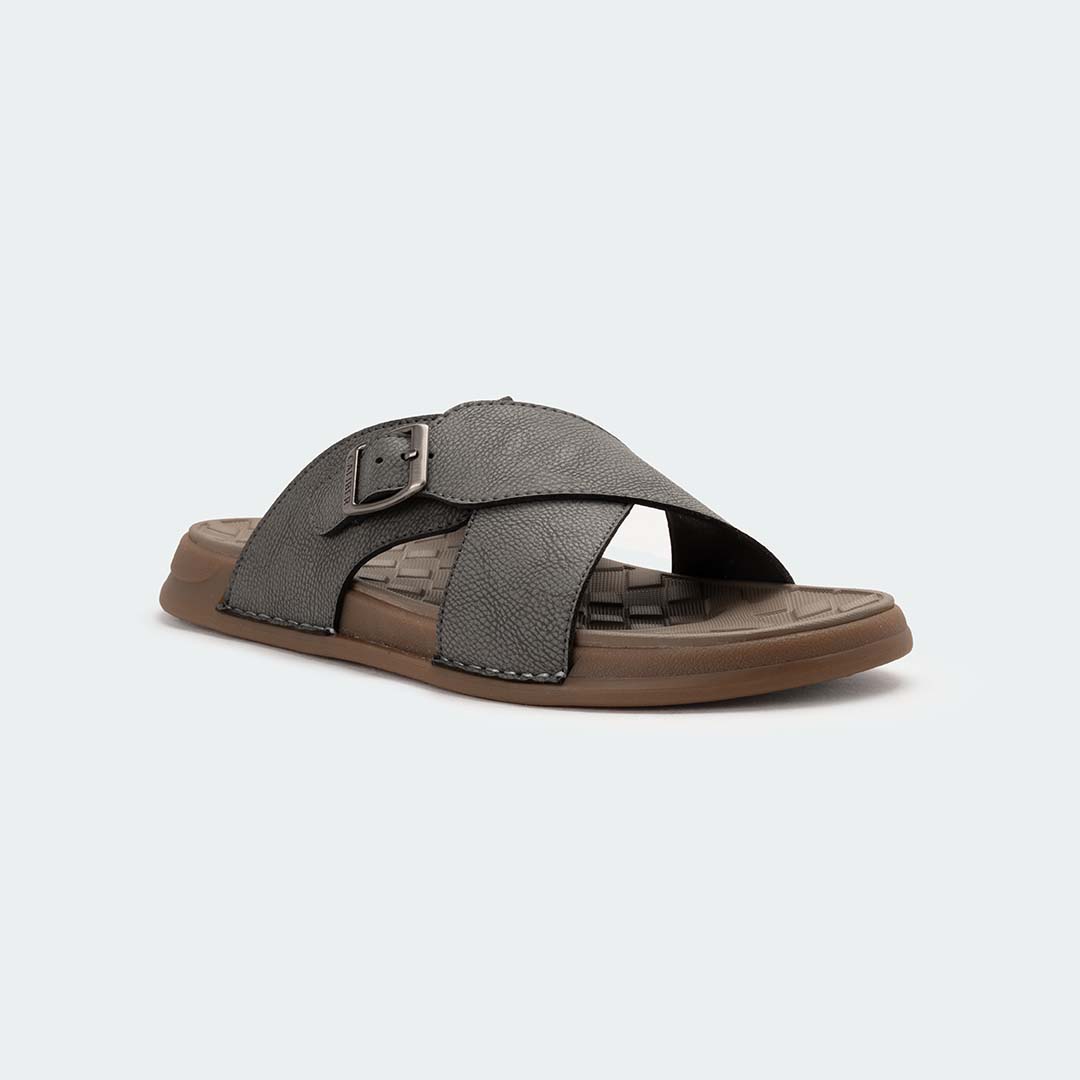 KAIRO 317SK – Grey Slides For Men – Caliber Shoes Nepal