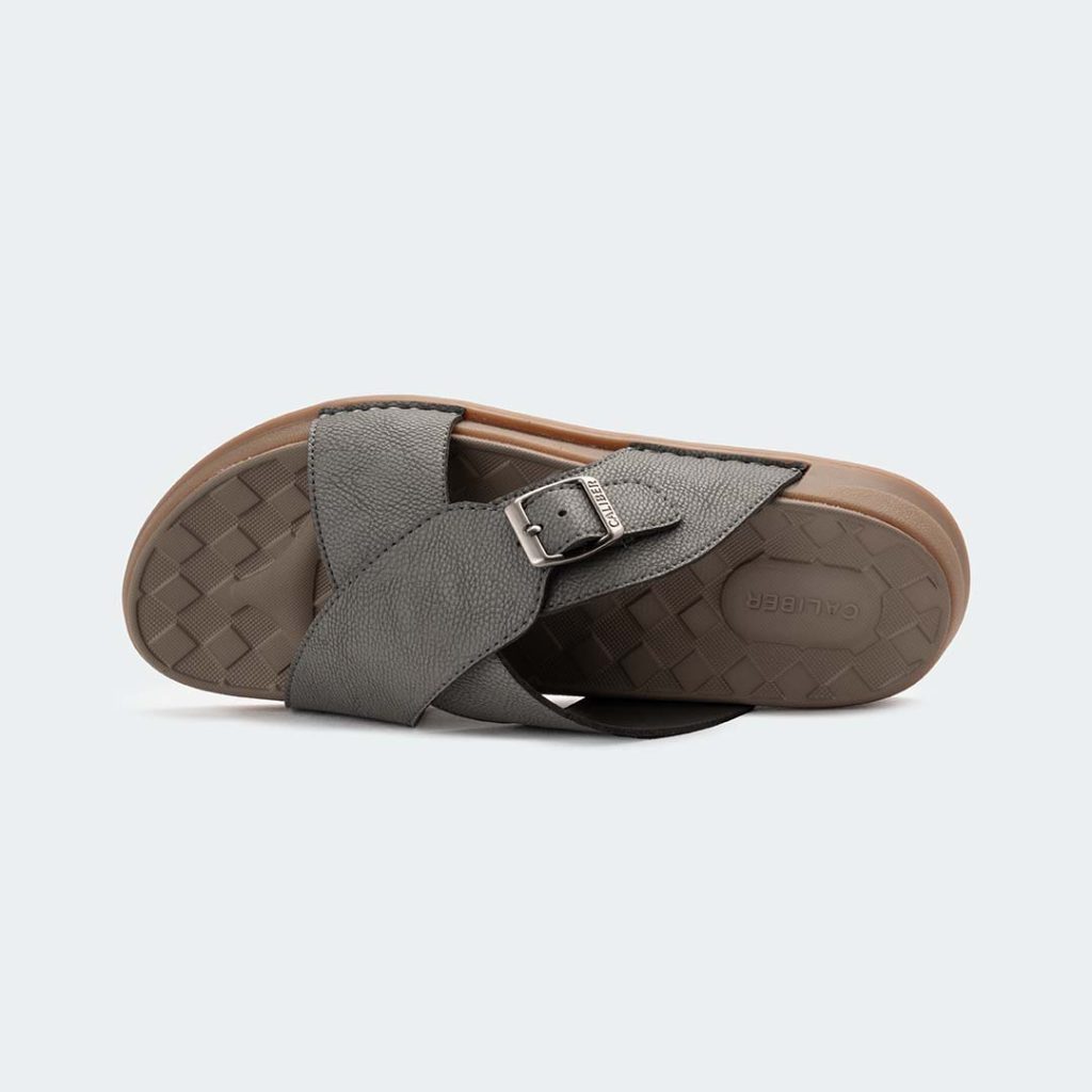 KAIRO 317SK – Grey Slides For Men – Caliber Shoes Nepal