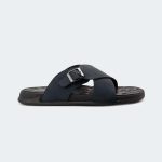 KAIRO 317SK – Navy Slides For Men – Caliber Shoes Nepal