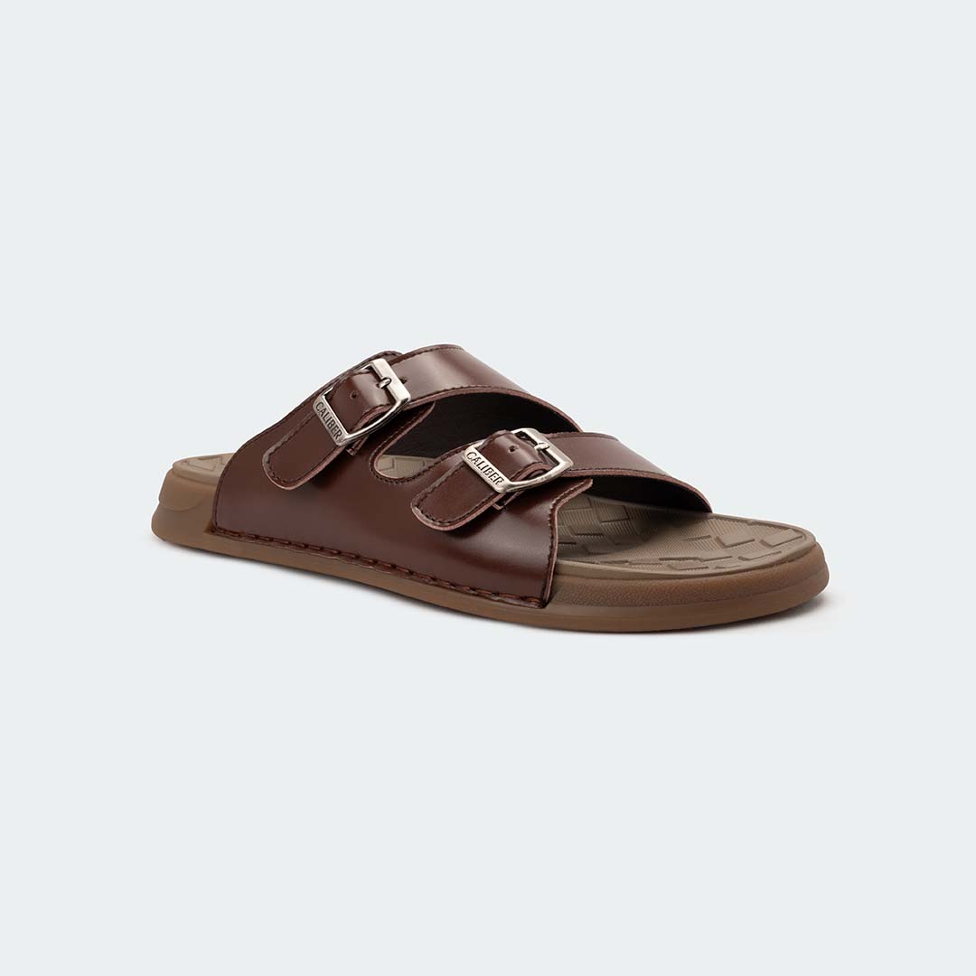 AVENUE 319SN – Coffee Slides For Men – Caliber Shoes Nepal