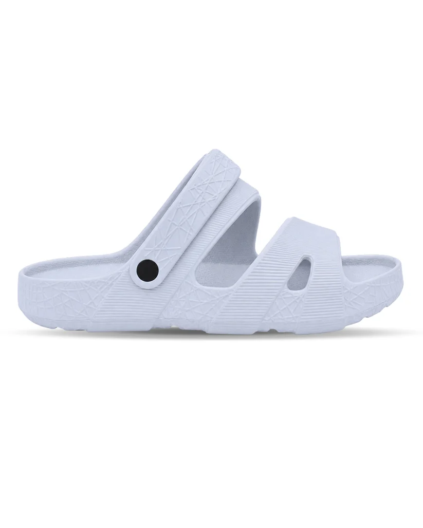 Men's Black and Grey Comfort Sandals | Adjustable Strap Casual Footwear