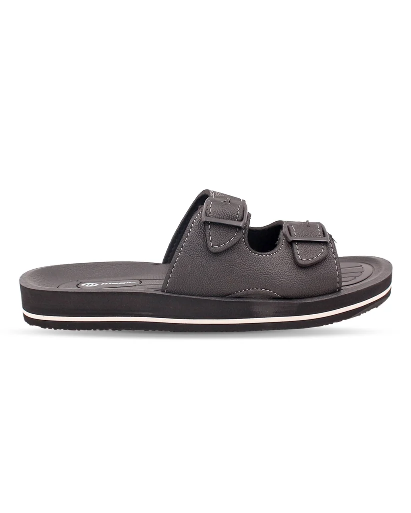 FABRICATION Magic+ Men’s Dual Buckle Slides – Comfortable Casual Slippers for Daily Wear