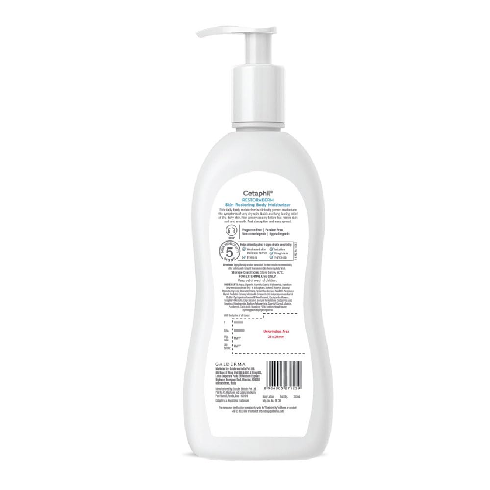 Cetaphile Restoraderm Body Moisturizer,295ml (GAL000021)