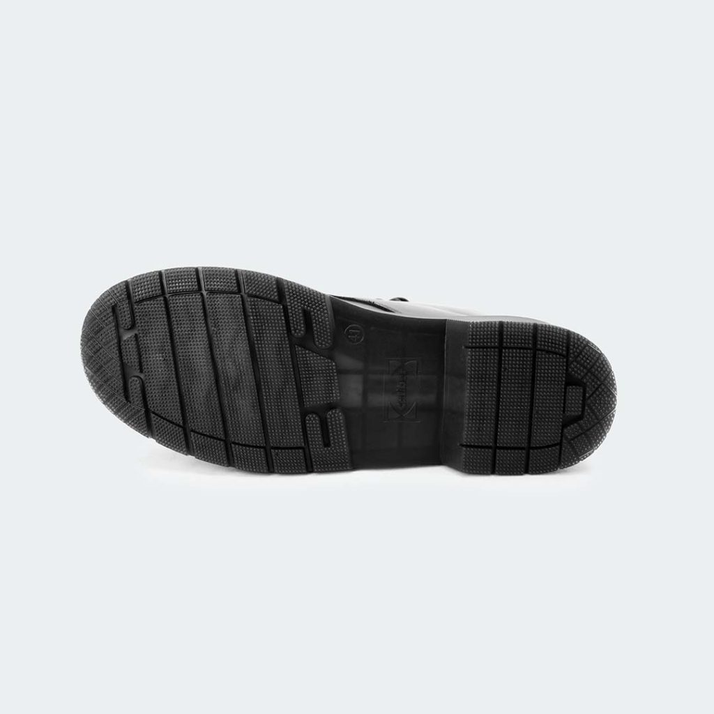 ALFRED 468 C -Black Lace Up Boots For Men -Caliber Shoes Nepal