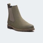 ARCHER A484SK -Olive Chelsea Boots For Men -Caliber Shoes Nepal