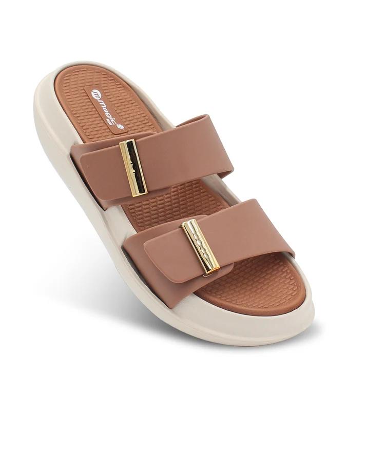 DOCTOR SOLE Magic+ Women's Double Strap Comfort Slides – Lightweight Cushioned Slip-On Sandals for Everyday Wear