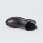 U483C ISABELLA -Black Boots For Women -Caliber Shoes Nepal