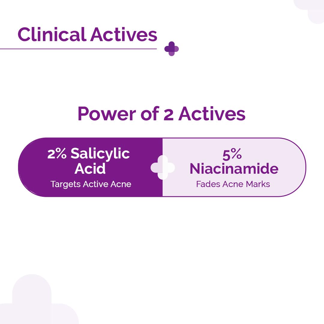 The Derma Co Sali-Cinamide Anti-Acne Face Serum with 2% Salicylic Acid & 5% Niacinamide, 30ml (8904417306521)