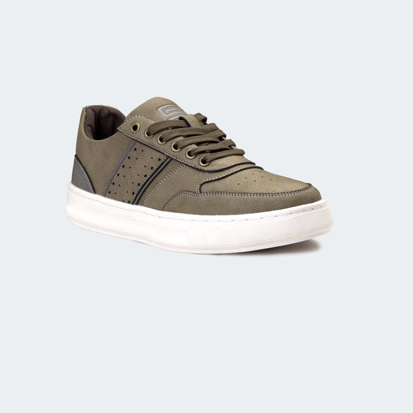 JULIO 563SK.M -Olive Casual Sneakers For Men -Caliber Shoes Nepal