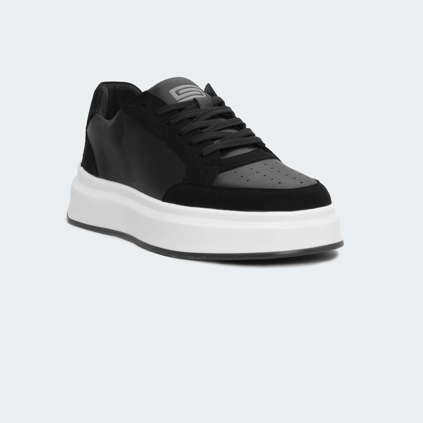 TYLER 565SR -Black Casual Sneakers For Men -Caliber Shoes Nepal