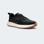 RIDGE 573SK – Navy-Black Casual Sneakers For Men – Caliber Shoes Nepal