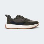 RIDGE 573SK -Green-Grey Casual Sneakers For Men -Caliber Shoes Nepal