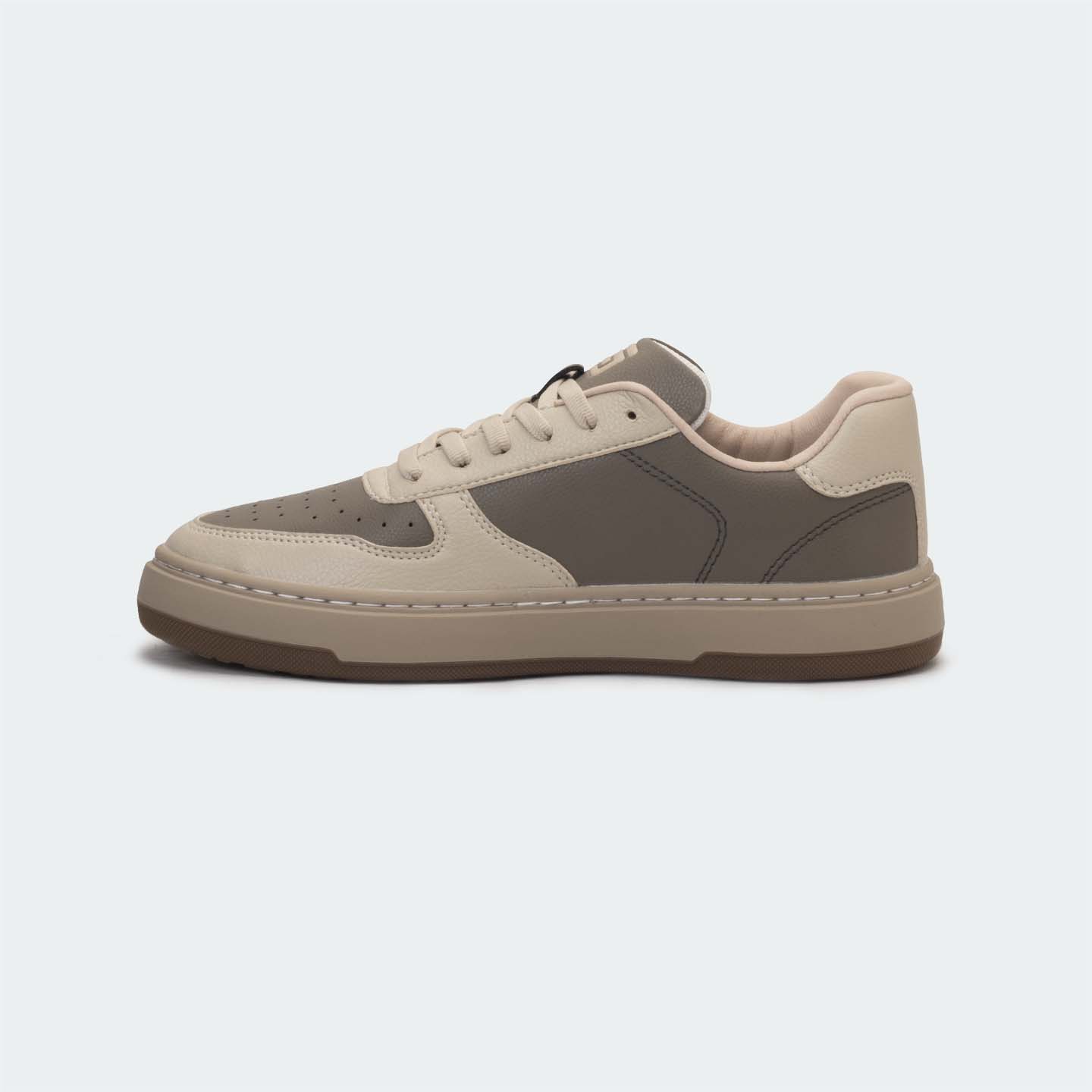 LEXOR 576G.W -Fossil/Cream Casual Sneakers For Women -Caliber Shoes Nepal