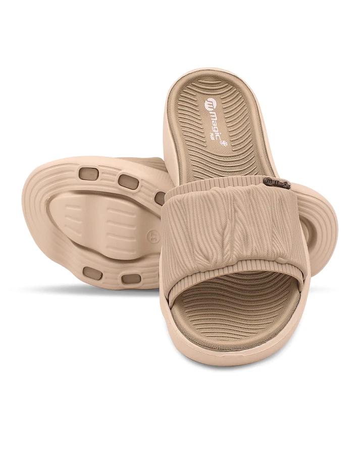 DOCTOR SOLE Magic+ Women's Cushioned Comfort Slide Sandals – Lightweight Orthopedic Slip-On Slides for Everyday Wear