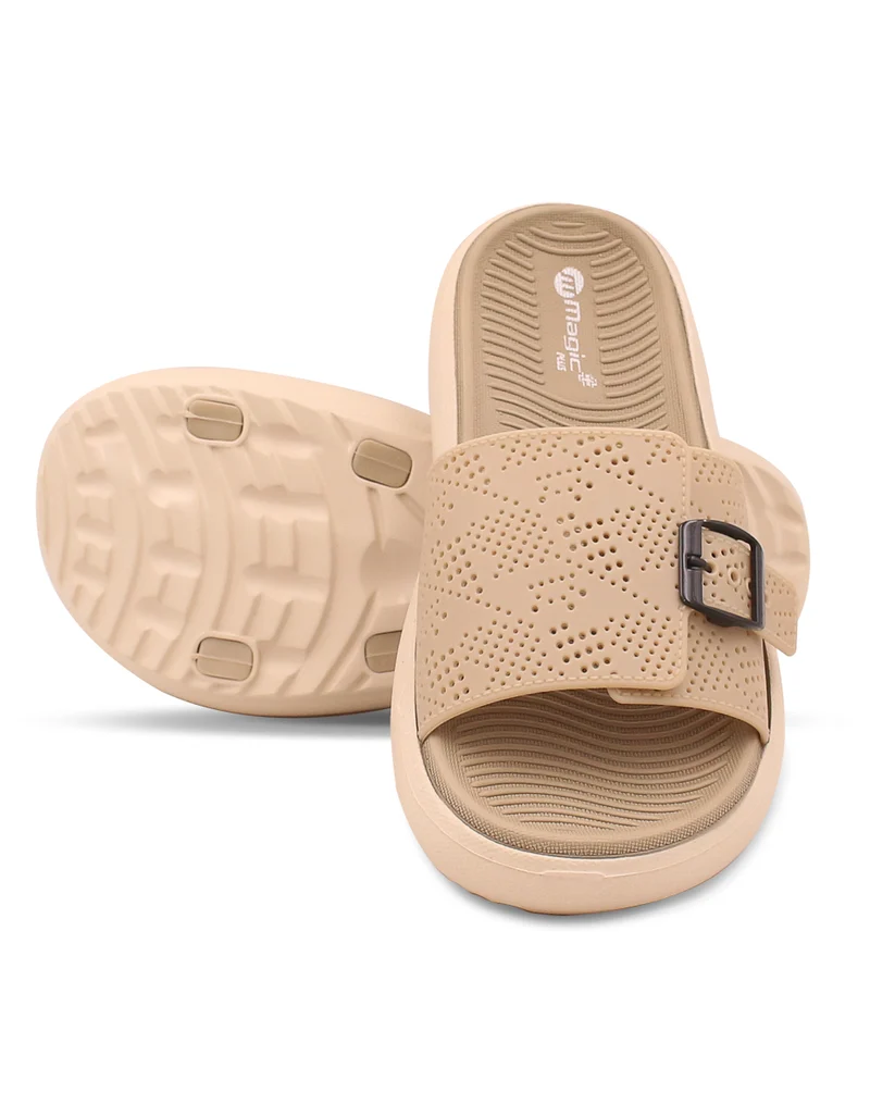 DOCTOR SOLE Magic+ Women's Orthopedic Comfort Slide Sandals with Adjustable Buckle