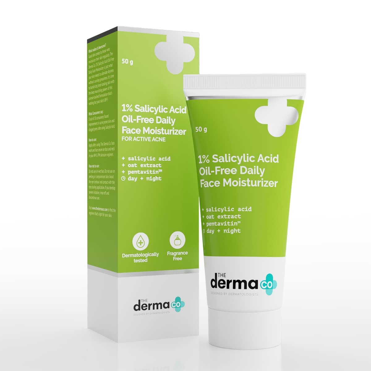 The Derma Co. 1% Salicylic Acid Oil-Free Daily Face Moisturizer 50gm (8906087776024)
