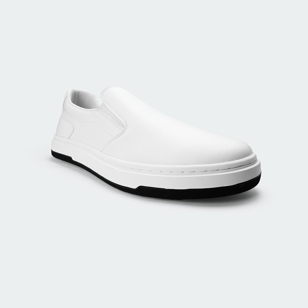 AXIS 670C -White Casual Slip on Shoes For Men -Caliber Shoes Nepal
