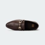 NOIR B685 -Coffee Formal Shoes For Men -Caliber Shoes Nepal