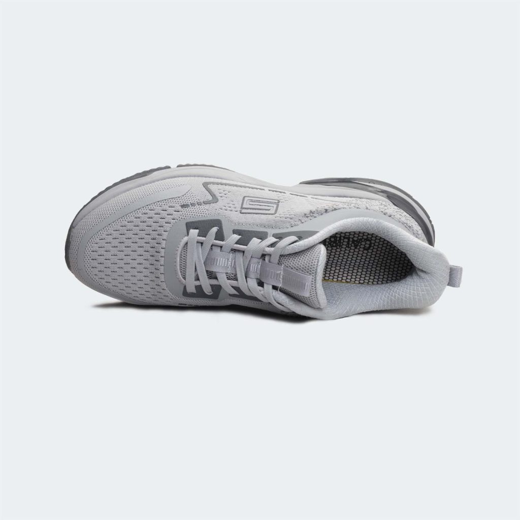 SHADOW-X 748 -Light Grey Sport Shoes for Men -Caliber Shoes Nepal