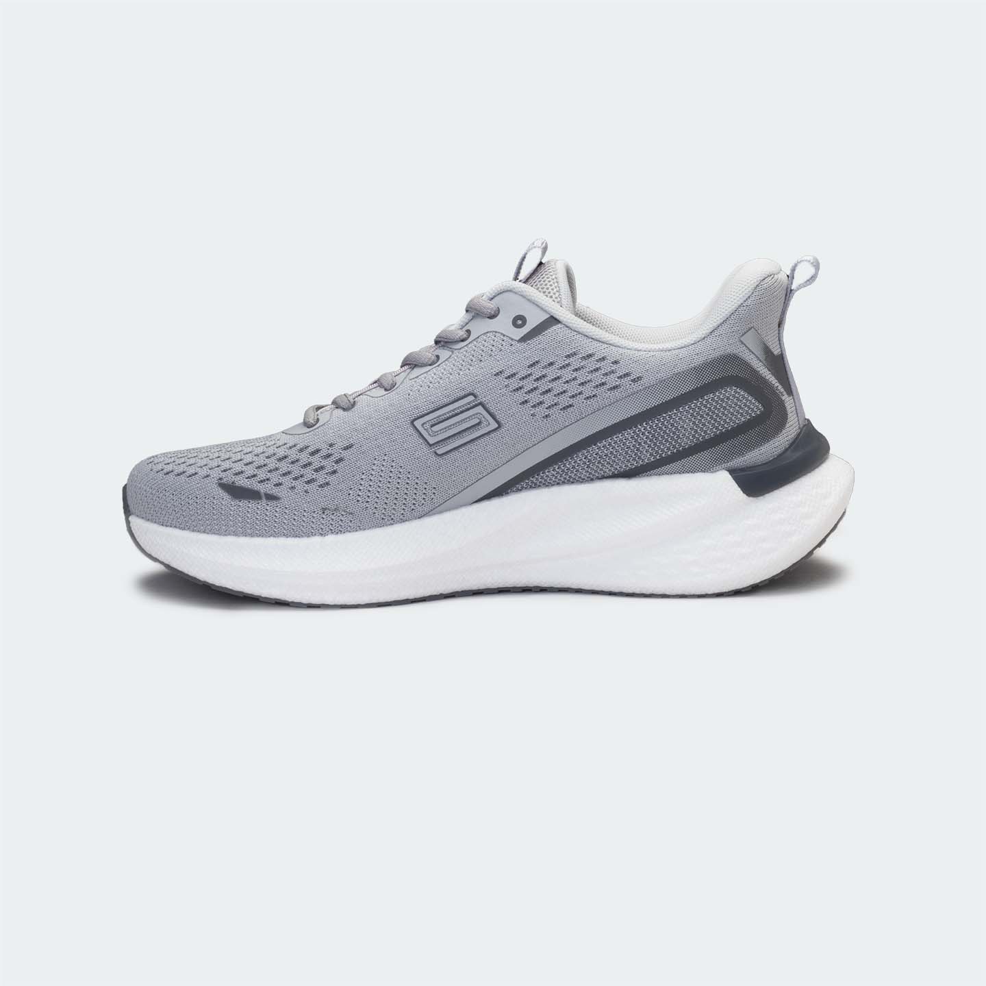 VELOCITY 753 -Light Grey Sport Shoes for Men -Caliber Shoes Nepal