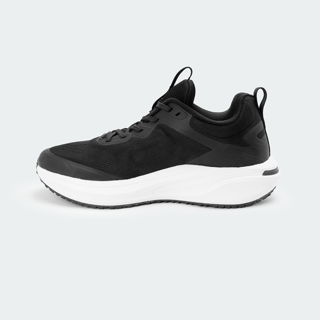 MONORUN 761W.2 -Black/White Sports Shoes For Women -Caliber Shoes Nepal