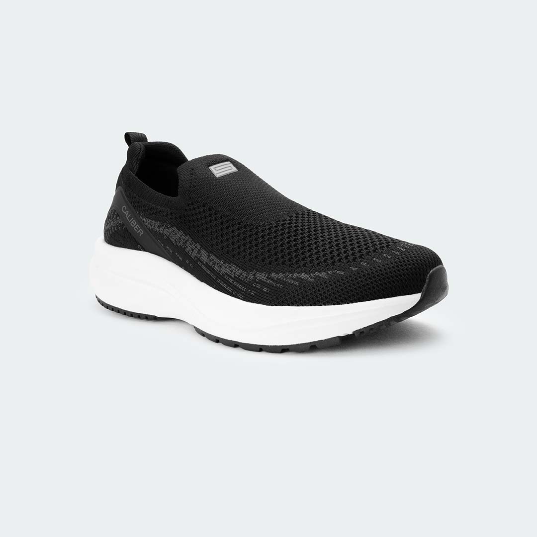 CaliberSWIFTKNIT 763W – Black Slip-On Shoes For Women