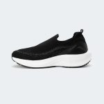 SWIFTKNIT 763 -Black Slip-On Shoes For Men -Caliber Shoes Nepal